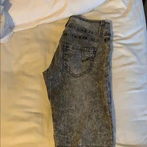 Lovesick Gray distressed jeans